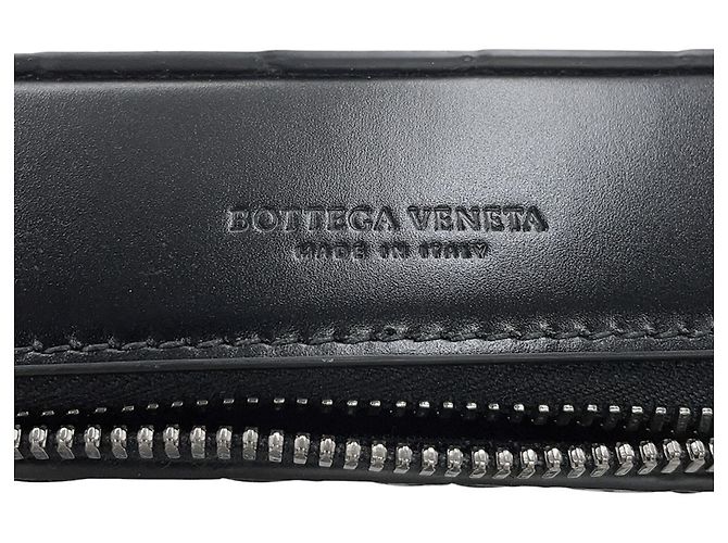 Borsa a tracolla Bottega Veneta Intrecciato Nero - vista 13