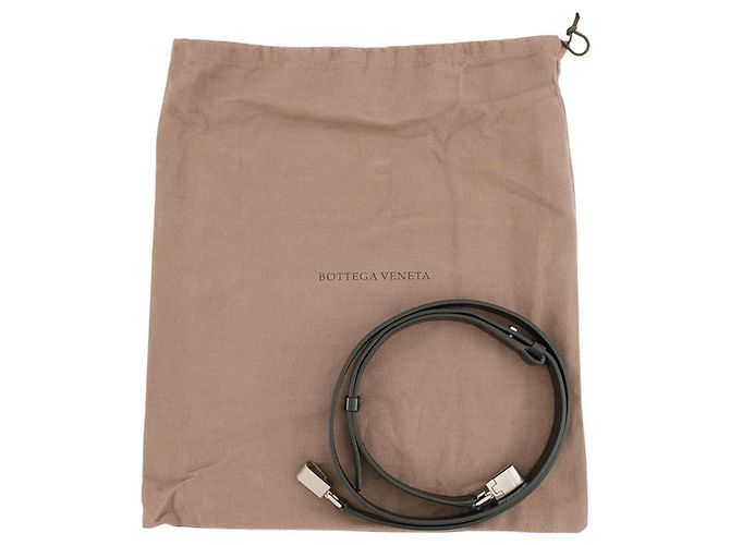 Borsa a tracolla Bottega Veneta Intrecciato Nero - vista 14