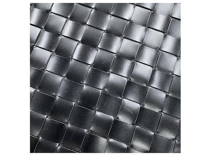 Borsa a tracolla Bottega Veneta Intrecciato Nero - vista 8
