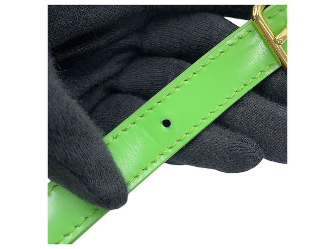 Triomphe Céline Borsa a tracolla Celine in pelle verde chiaro - vista 12