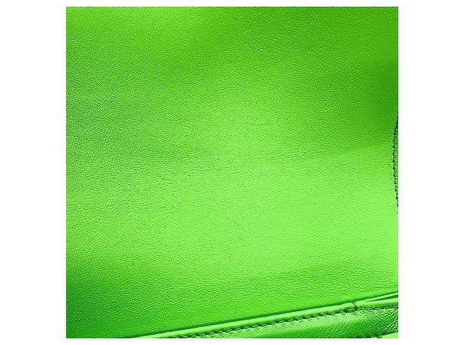 Triomphe Céline Borsa a tracolla Celine in pelle verde chiaro - vista 9