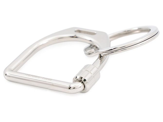 Hermès Hermes Charm Etrier Schlüsselanhänger Silber - Ansicht 2