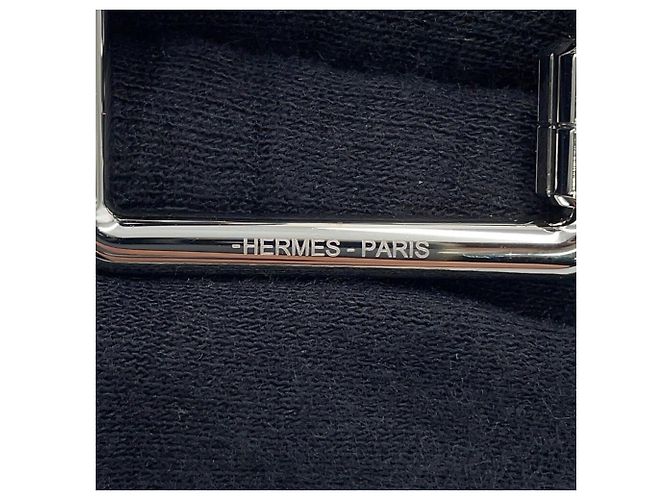 Hermès Hermes Charm Etrier Schlüsselanhänger Silber - Ansicht 7