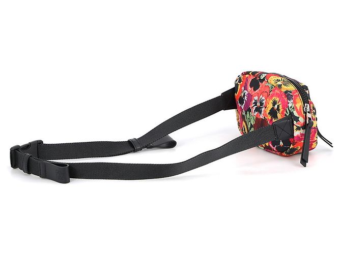 Loewe Pansy kleine runde Gürteltasche Schwarz Mehrfarben - Ansicht 2