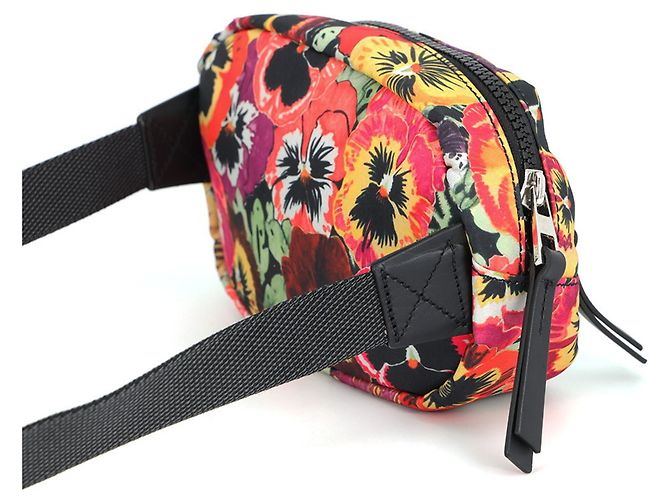 Loewe Pansy kleine runde Gürteltasche Schwarz Mehrfarben - Ansicht 3
