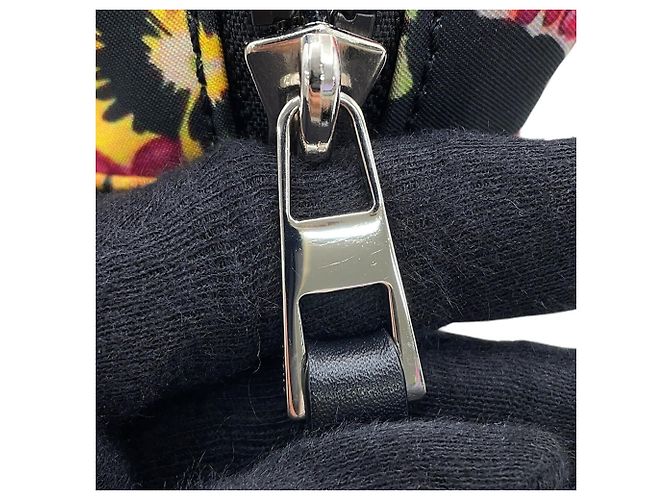 Loewe Pansy kleine runde Gürteltasche Schwarz Mehrfarben - Ansicht 9