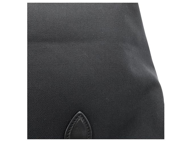Bolsa de mão Prada preta em couro e tela jacquard Preto - vista 9