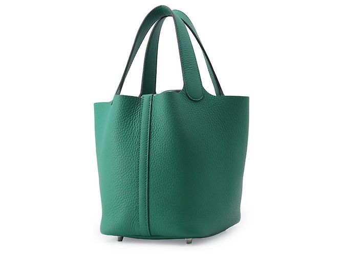 Hermès Bolsa Hermes Picotin Lock PM Verde - vista 2