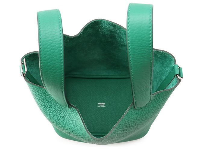 Hermès Bolsa Hermes Picotin Lock PM Verde - vista 5