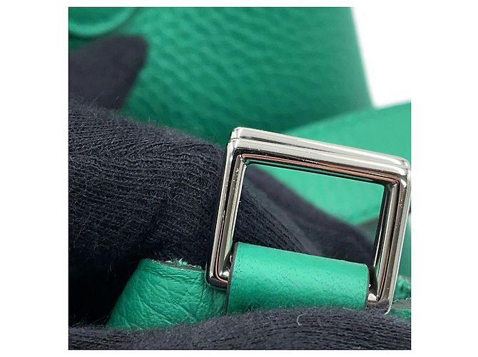 Hermès Bolsa Hermes Picotin Lock PM Verde - vista 9
