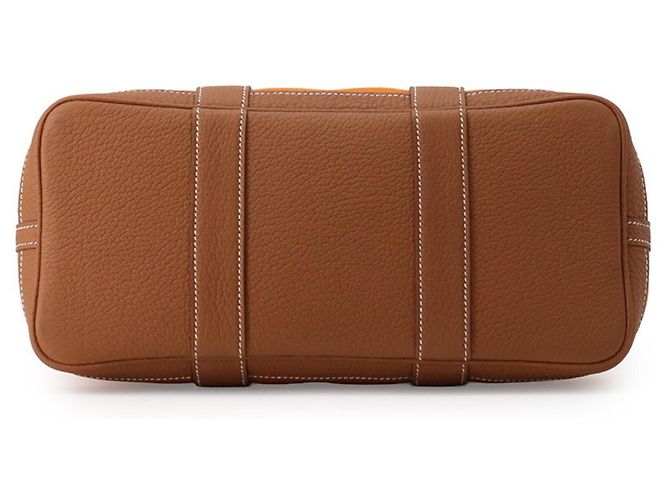 Hermès Saco Tote Hermes Garden TPM Dourado - vista 3