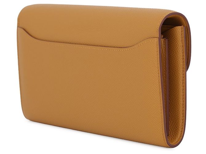 Hermès Portafoglio lungo Hermes Constance To Go Marrone - vista 2