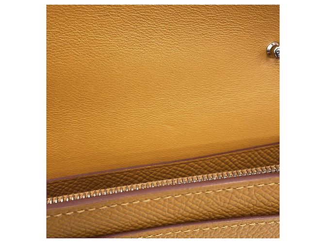 Hermès Portafoglio lungo Hermes Constance To Go Marrone - vista 7