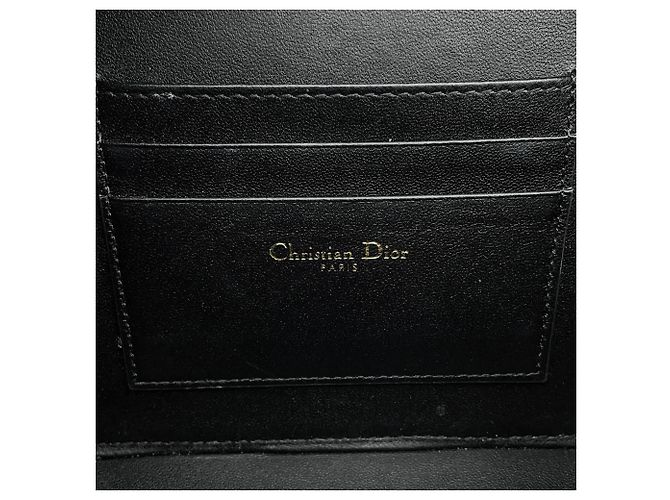 Christian Dior Schultertasche mit Kette Schwarz - Ansicht 17