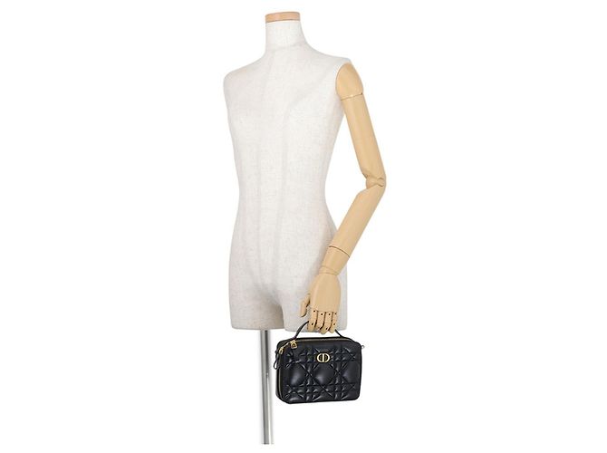 Christian Dior Schultertasche mit Kette Schwarz - Ansicht 4