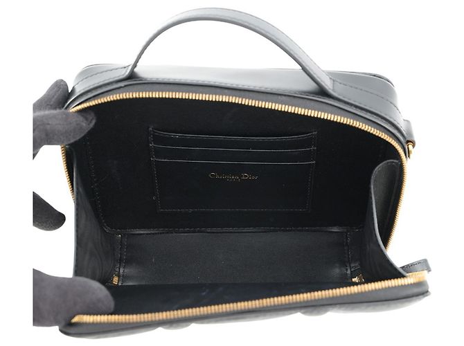 Christian Dior Schultertasche mit Kette Schwarz - Ansicht 6