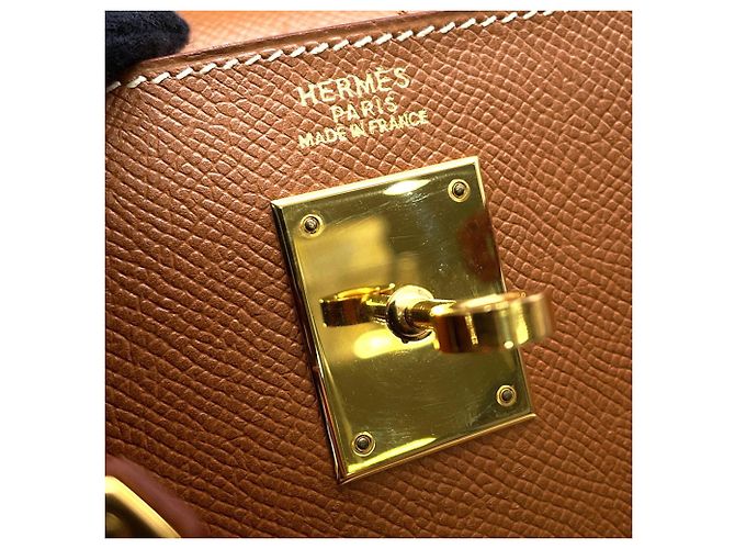 Hermès Hermes Kelly 32 Handtasche in Gold Golden - Ansicht 13