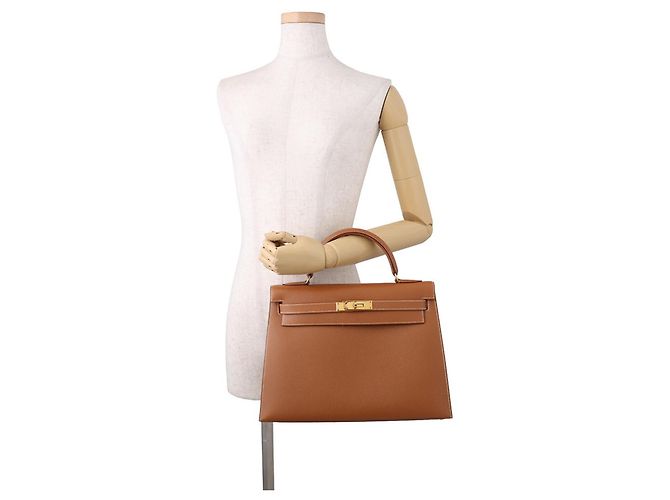 Hermès Hermes Kelly 32 Handtasche in Gold Golden - Ansicht 4