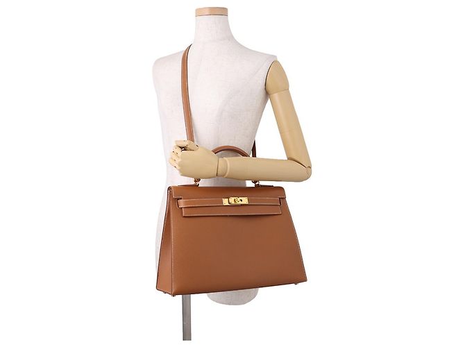 Hermès Hermes Kelly 32 Handtasche in Gold Golden - Ansicht 5