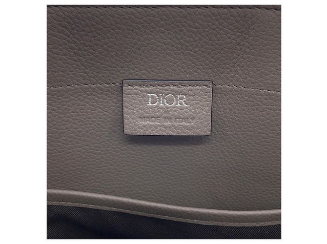 Sac Tote Christian Dior Édition Limitée Marron Bleu clair - vue 9