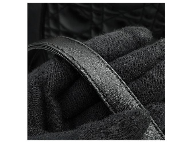 Borsa a mano 2-way Christian Dior Lady Cannage Large Nero - vista 14