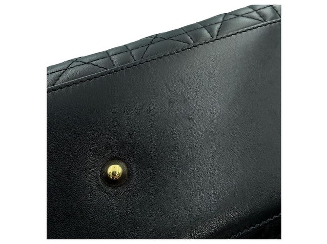 Borsa a mano 2-way Christian Dior Lady Cannage Large Nero - vista 9