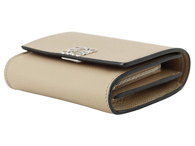 Loewe Anagram Compact Flap Wallet Sand - view 2