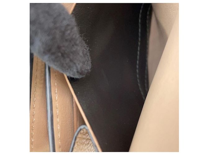 Loewe Anagram Compact Flap Wallet Sand - view 7