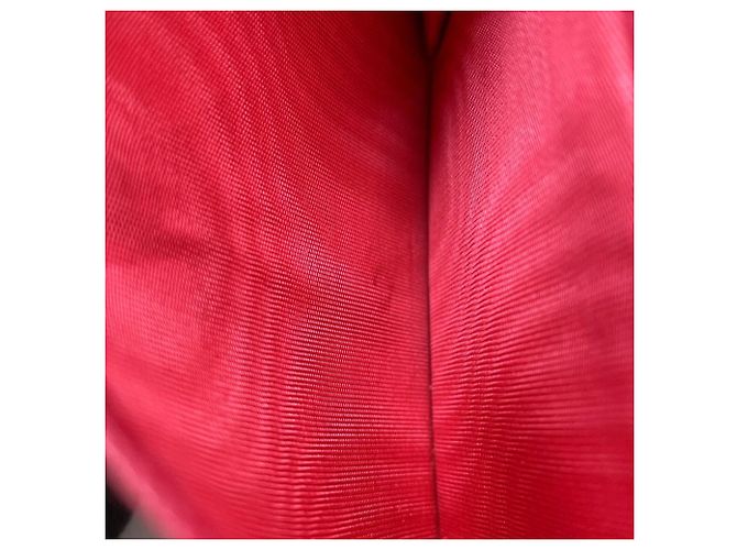 Prada Bi-Fold Geldbörse aus Saffiano Leder Schwarz Rot - Ansicht 10