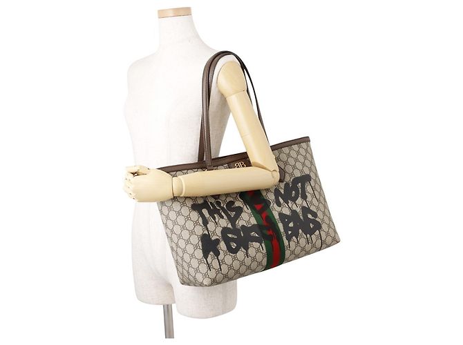 Balenciaga Tote Bag The Hacker Project Braun Beige - Ansicht 4