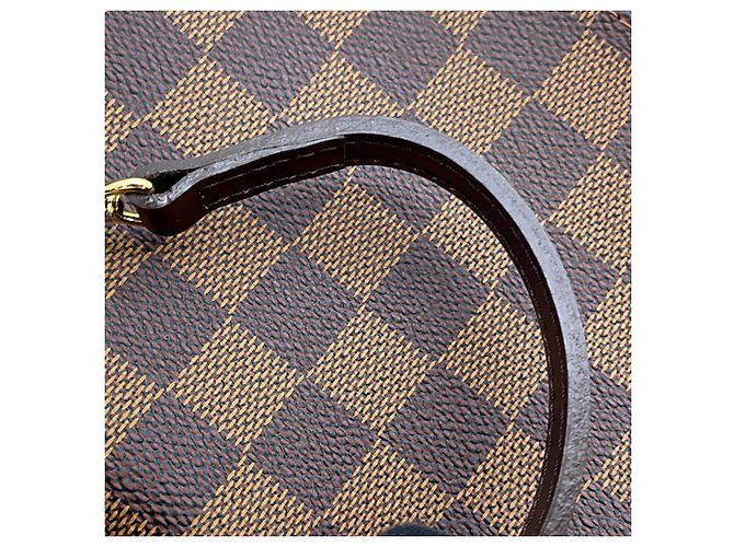 Bolsa de Ombro Louis Vuitton Damier Ebene Vermelho - vista 12