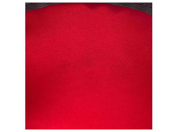 Bolsa de Ombro Louis Vuitton Damier Ebene Vermelho - vista 8