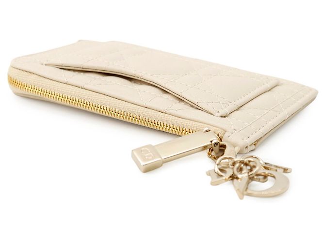 Portacarte Christian Dior Beige - vista 2