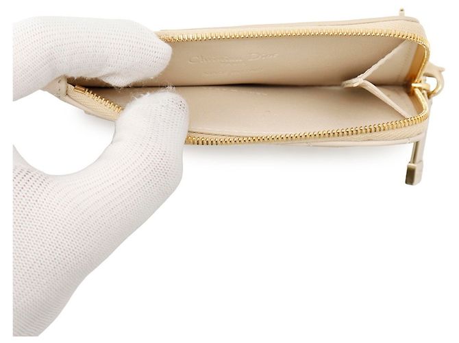Portacarte Christian Dior Beige - vista 4