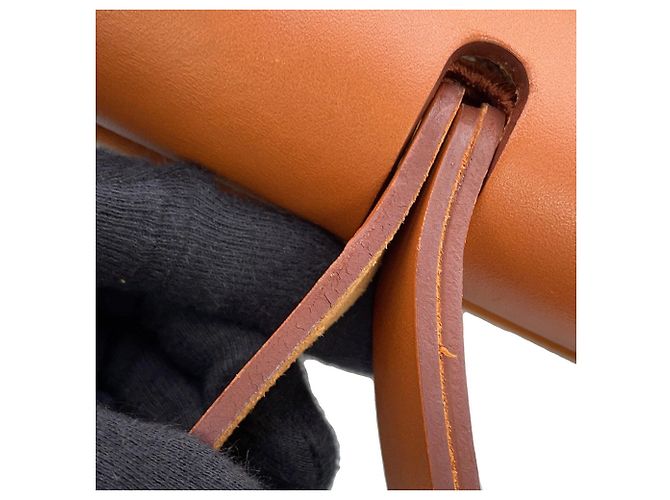 Hermès Sac à main Hermes Herbag Zip PM Marron Beige Écru - vue 14