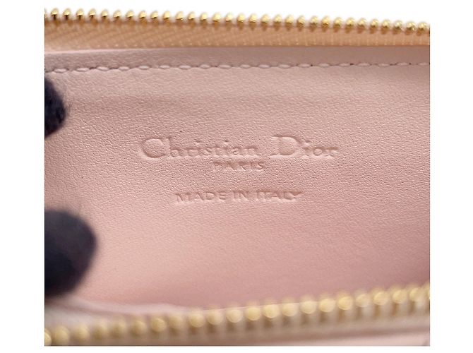 Tarjetero de piel rosa Christian Dior - vista 11