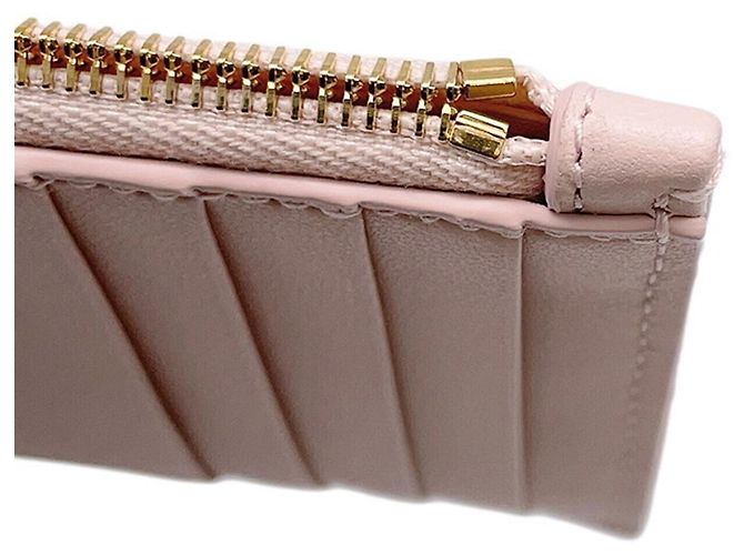 Tarjetero de piel rosa Christian Dior - vista 6