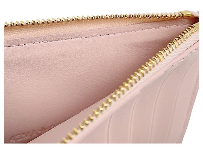 Tarjetero de piel rosa Christian Dior - vista 7