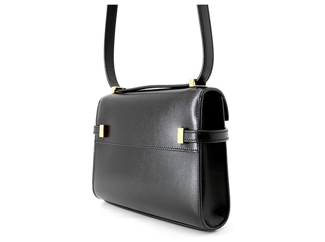 Yves Saint Laurent Saint Laurent Paris Manhattan Mini Leather Shoulder Bag Nero - vista 2