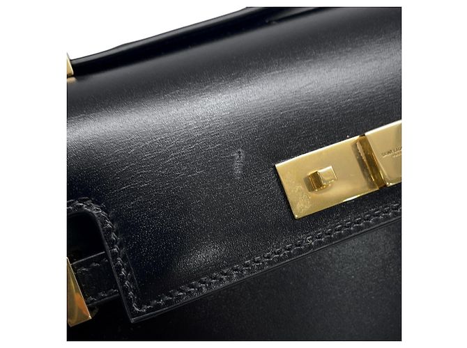 Yves Saint Laurent Saint Laurent Paris Manhattan Mini Leather Shoulder Bag Nero - vista 7