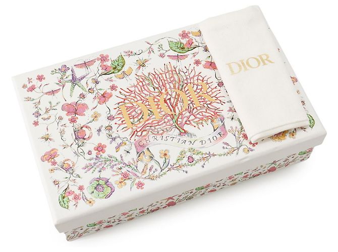 Tarjetero de piel rosa Christian Dior - vista 10