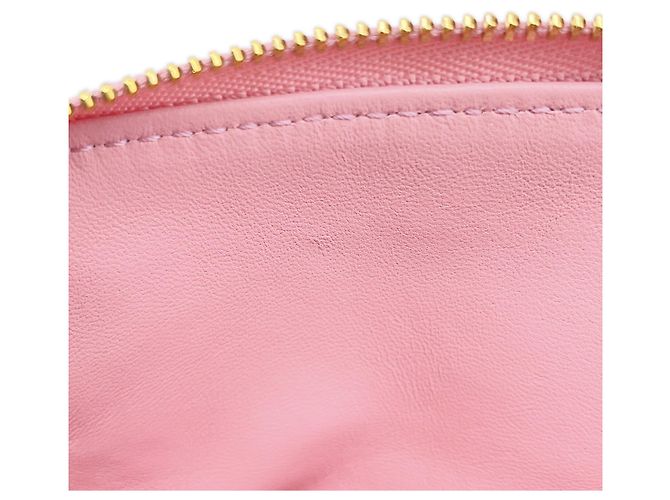 Tarjetero de piel rosa Christian Dior - vista 7
