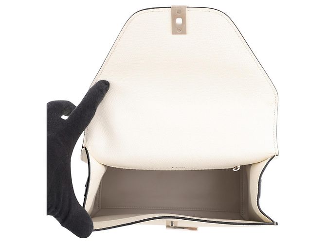 Borsa a mano Valextra Iside Medium Bianco - vista 6