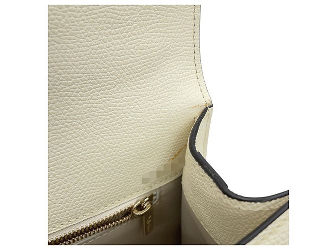 Borsa a mano Valextra Iside Medium Bianco - vista 9