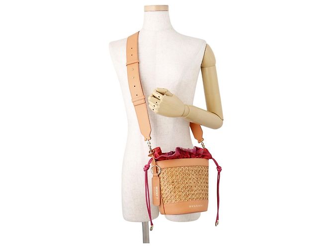 Bvlgari Bulgari Serpenti Forever Bucket Bag Arancione - vista 4