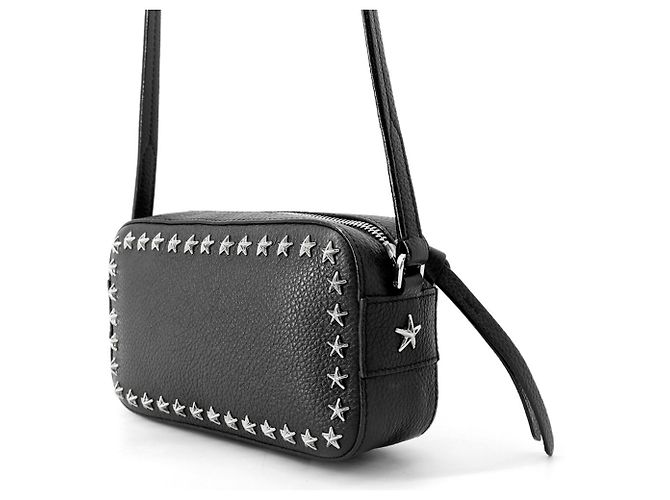 Borsa a tracolla Jimmy Choo in pelle nera Nero - vista 2