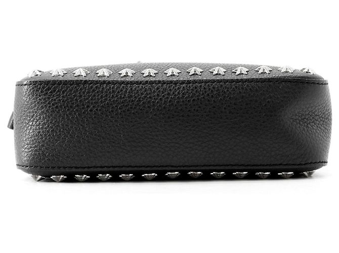 Borsa a tracolla Jimmy Choo in pelle nera Nero - vista 3