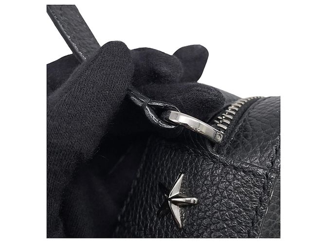 Borsa a tracolla Jimmy Choo in pelle nera Nero - vista 8