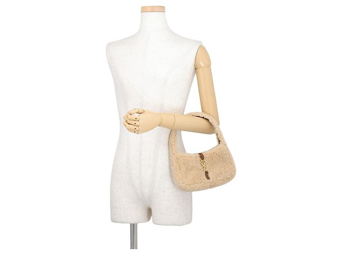 Borsa Mini Hobo Yves Saint Laurent Saint Laurent Paris Marrone - vista 4