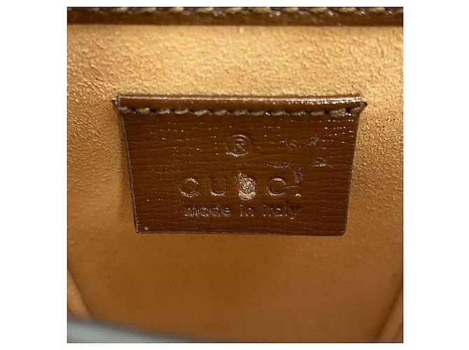 Borsa a tracolla Gucci GG Supreme Horsebit Marrone Beige - vista 14